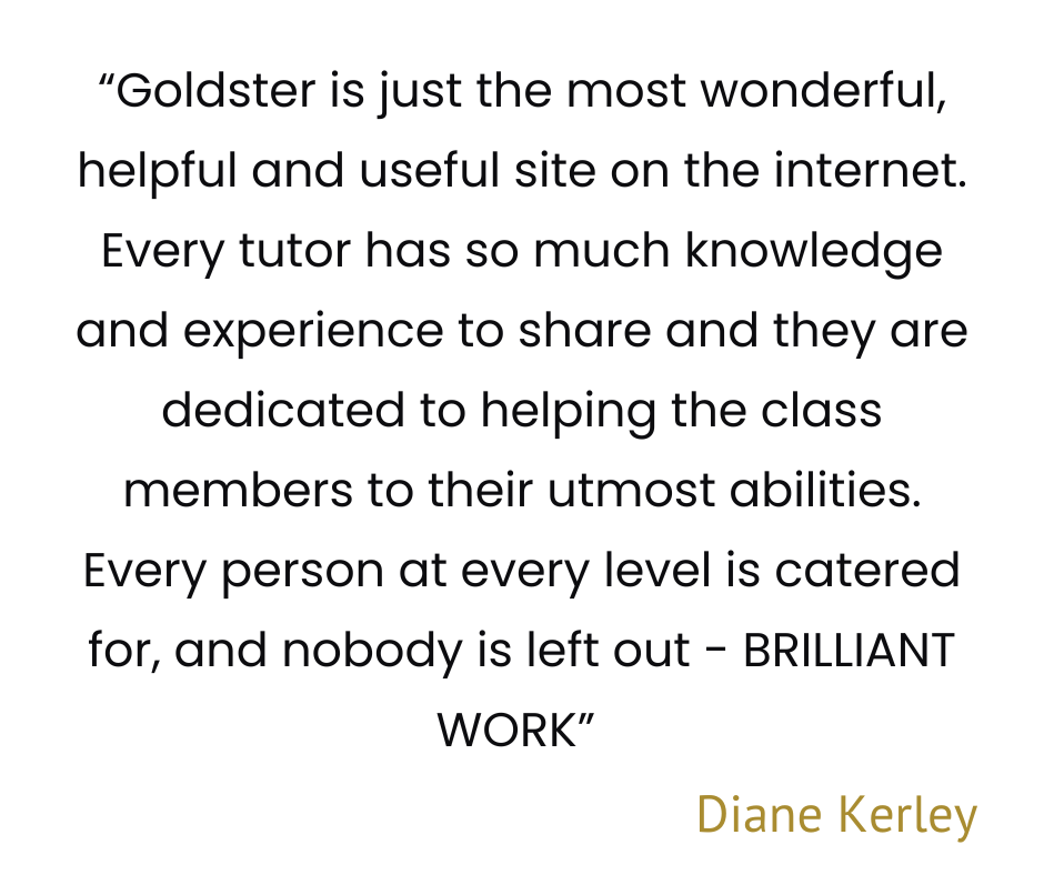 Goldster quote